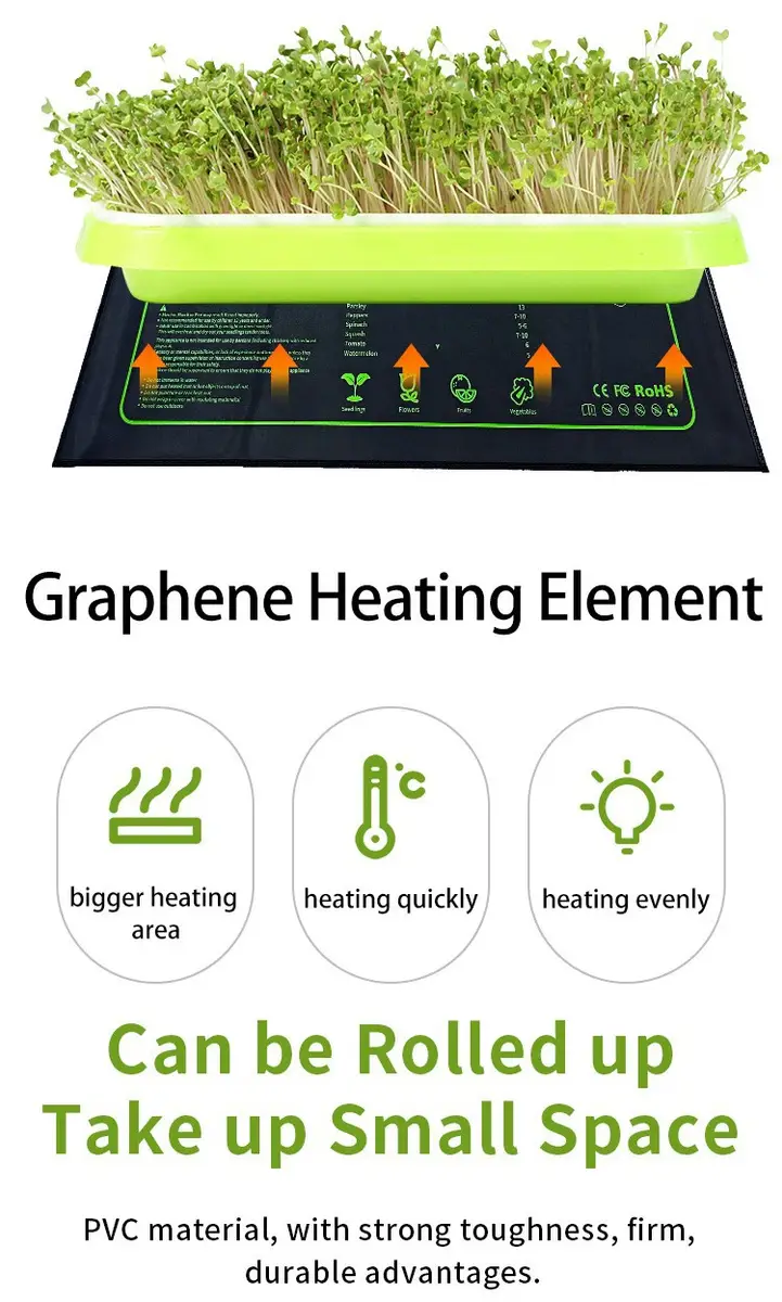Seed Heating Mat — Seedling Heat Mat 802 2