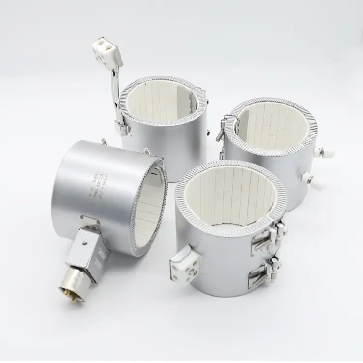 Ceramic Circle Ring Heater Element — wholesale price 220v 500w industrial extruder band insulator ceramic heating elements for injection molding machine 1