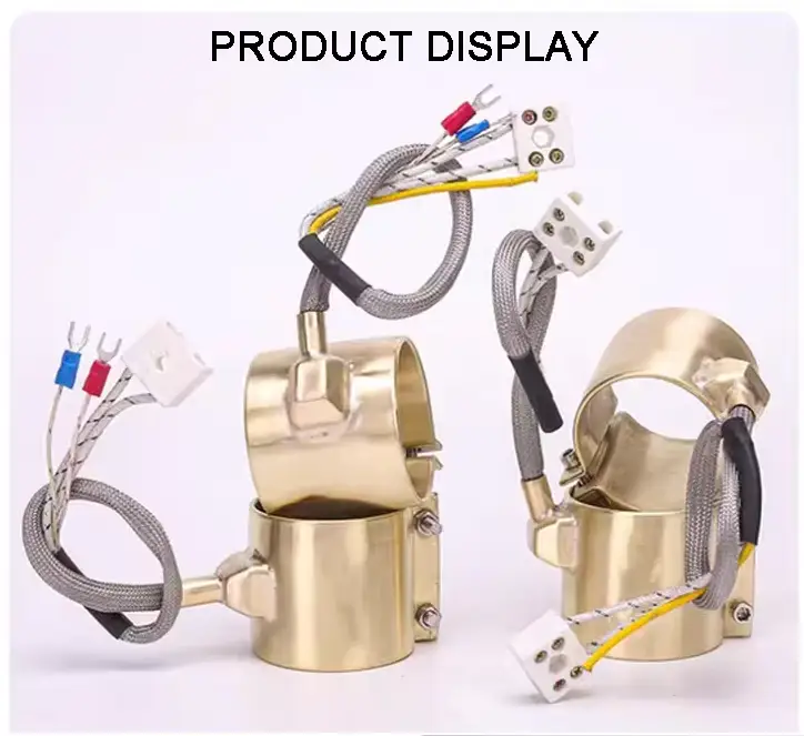 Injected Mould Heating Element Extruder Nozzle Brass Band Heater — product detail 5