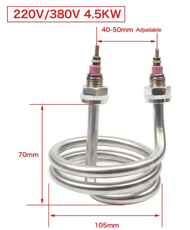Heating Pipe Copper Spiral — product detail 4