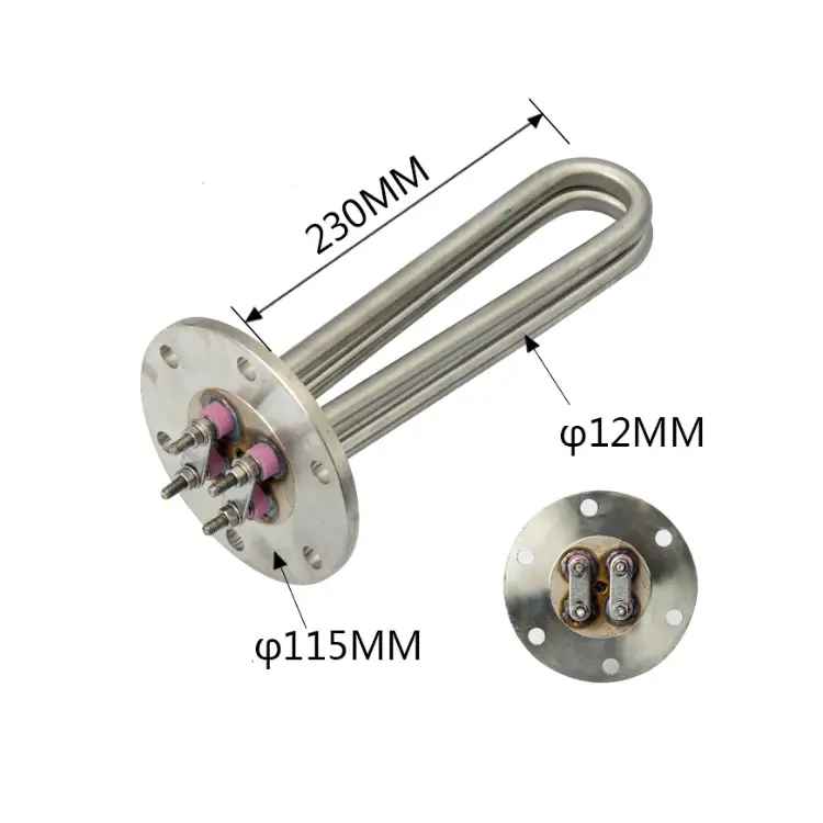 Flanged Immersion Heaters — heater element 1 5