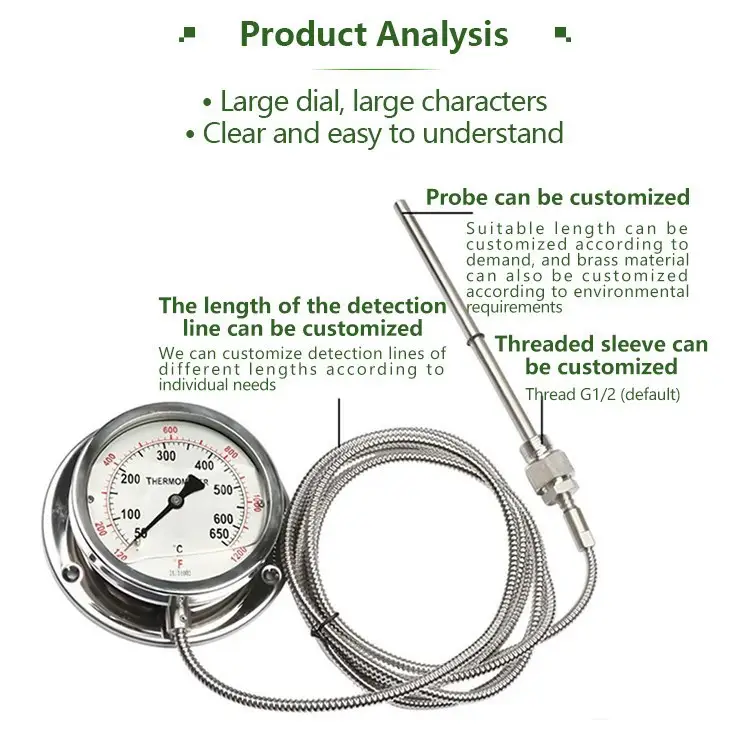 Oven Capillary Thermometer — product detail 2