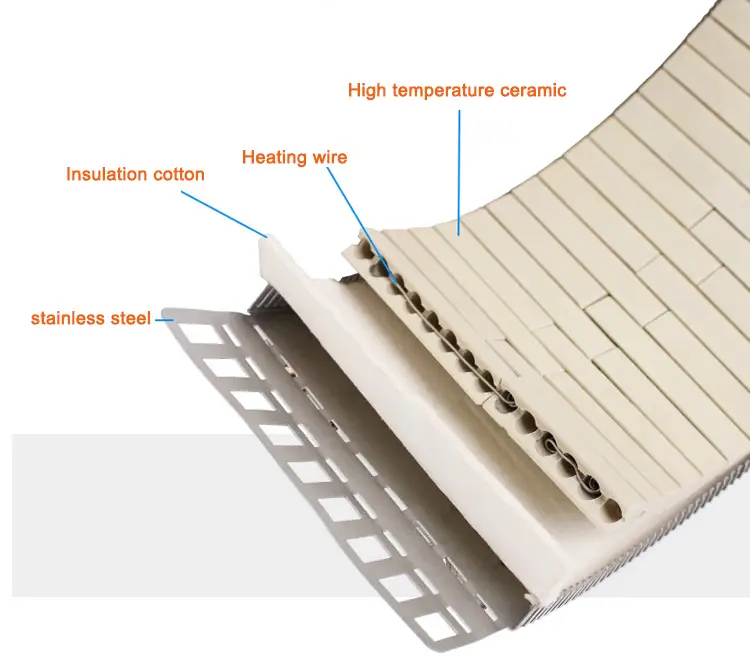 Ceramic Circle Ring Heater Element — wholesale price 220v 500w industrial extruder band insulator ceramic heating elements for injection molding machine 3