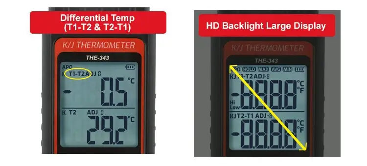 Digital Thermocouple Thermometer — k thermocouple thermometer 5 3