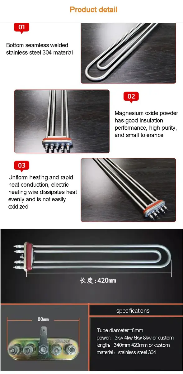 Heating Element For Dishwasher — product detail 2