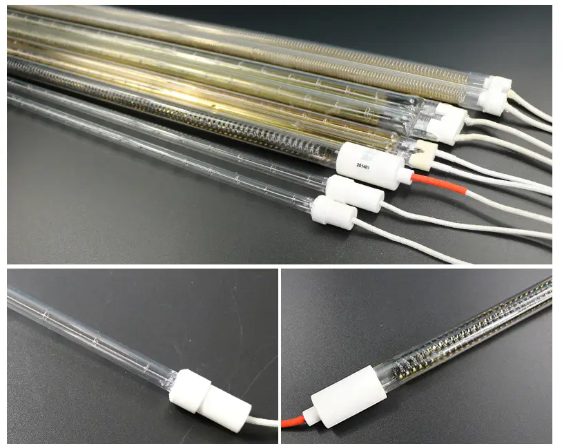 Halogen Heater — 220v 400w 600w 800w 1000w electric Carbon Fiber Heating Element infrared quartz tube heater 1