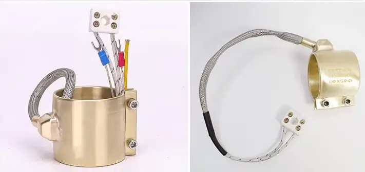 Injected Mould Heating Element Extruder Nozzle Brass Band Heater — product detail 6
