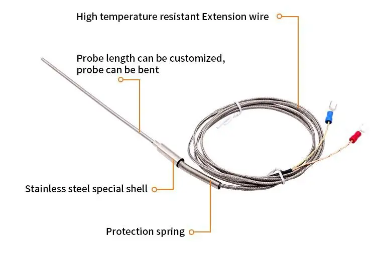 Technology K Type Temperature Sensor Thermocouple — product detail 5
