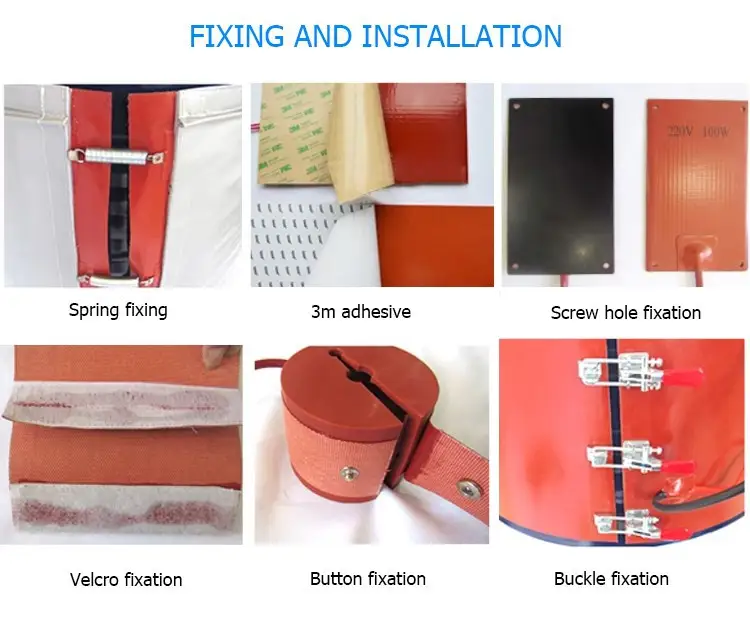 Flexible Silicone Heating Pad Heater — product detail 8