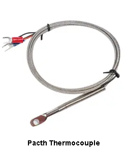 Screw Pt100 Rtd Temperature Sensor — 3 Wire Industrial Platinum High Temperature Sensor Thermocouple Pt100 Resistance Thermometer 19