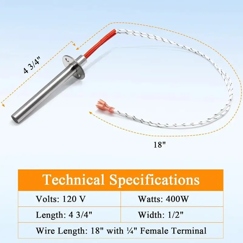 Pellet Igniter for Enviro Vista Flame — Pellet Stove Igniter 7 4