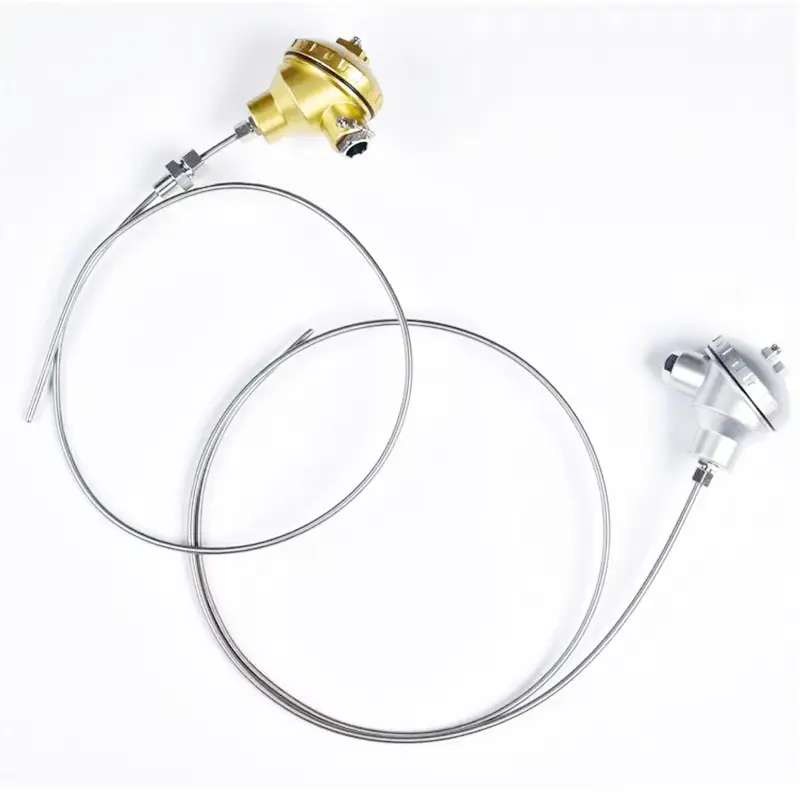 Thermometer Pt100 — Industrial Temperature Sensor Resistance Pt100 Thermocouple Double element 8