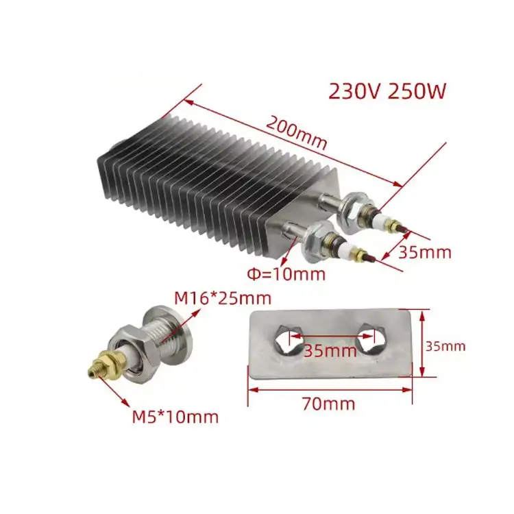 Finned Oven Heating Element — finned heater 1 11