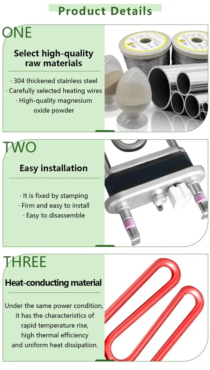 Washing Machine Electric Heating Element — product detail 5
