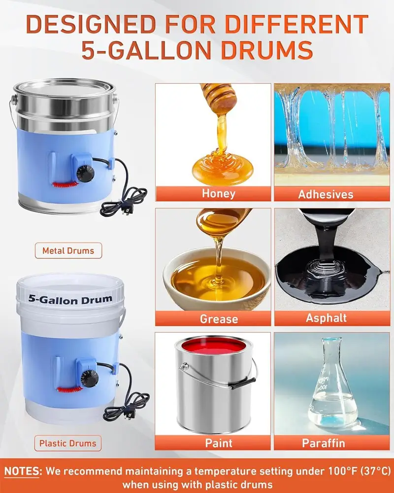 Flexible Pail Heater — Drum heater 14 6