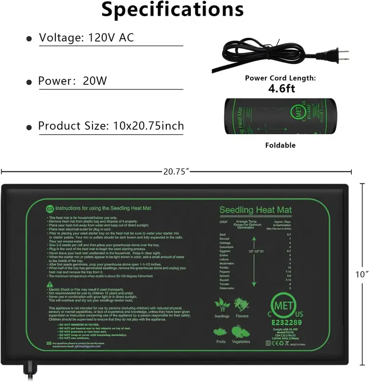 Seed Heating Mat — 71gSYWvRUGLACSL1500 7