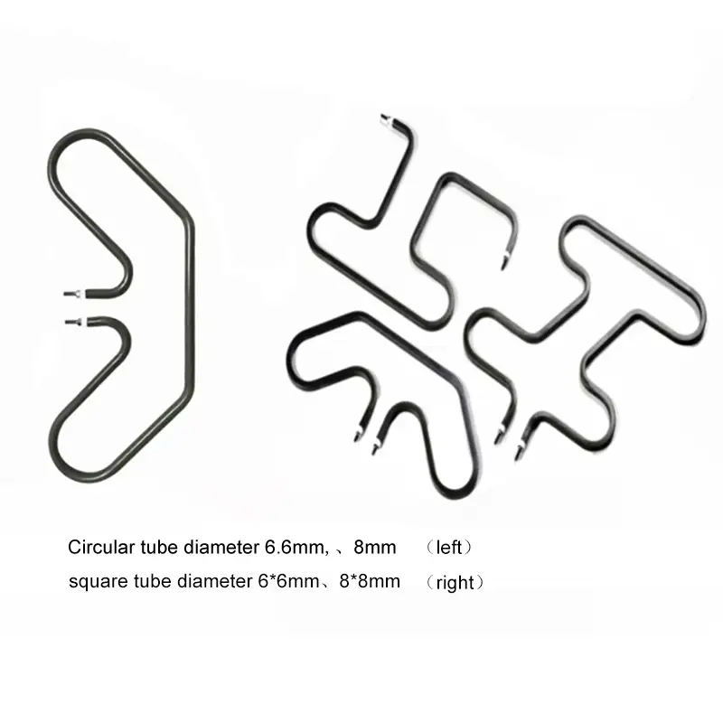 Flexible Tubular Heater — Stainless Steel Electric Straight Air Flexible Bendable Tubular Hot Runner Manifold Heater 2