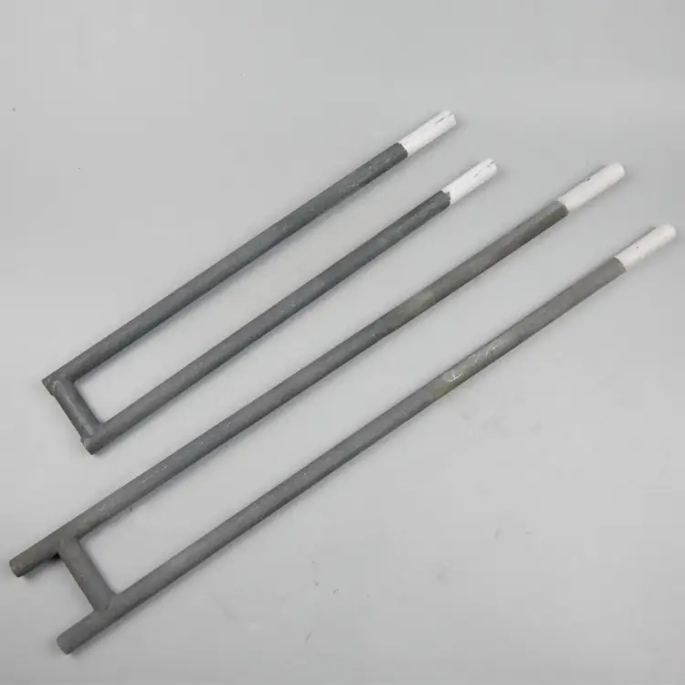 Heating Element Sic — cheap price industrial electric 1600c single double spiral sic rod silicone carbide heating element for Muffle Furnace 5