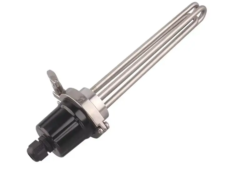 Brewing Heating Element — 3kw 4.5KW 6KW 9KW 220v 380v electric resistance tubular water Tri clamp immersion Heating Element for brewing 3