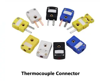 Yellow Mini K Type Thermocouple Connector Plug — Industrial 2 Pin Socket Connector Male Type k Mini Thermocouple Female Plug 14
