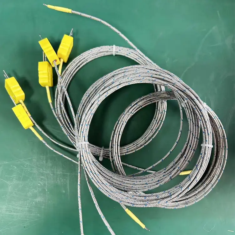 Type K Thermocouple Exposed — fast response ball shaped bead Dew point solder joint type k exposed thermocouple 9