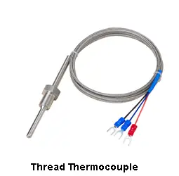 Screw Pt100 Rtd Temperature Sensor — 3 Wire Industrial Platinum High Temperature Sensor Thermocouple Pt100 Resistance Thermometer 12