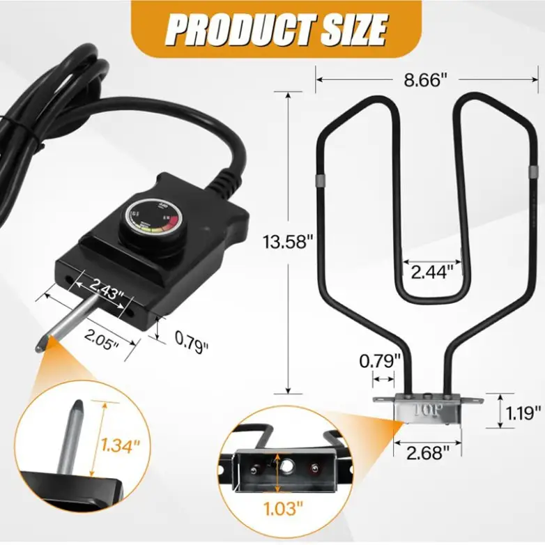 Electric Smoker Heating Element — Heating Element 2 2