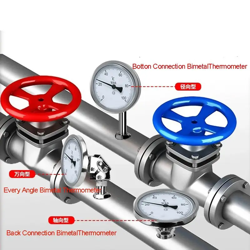 Oven Capillary Thermometer — Bimetallic Thermometer 6 9