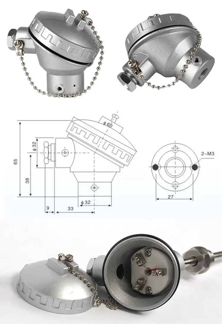 Explosion Proof Thermocouple Head — thermocouple head 55 2
