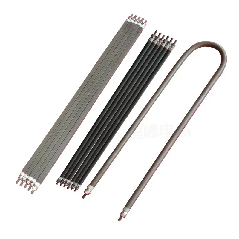Flexible Tubular Heater — Stainless Steel Electric Straight Air Flexible Bendable Tubular Hot Runner Manifold Heater 1