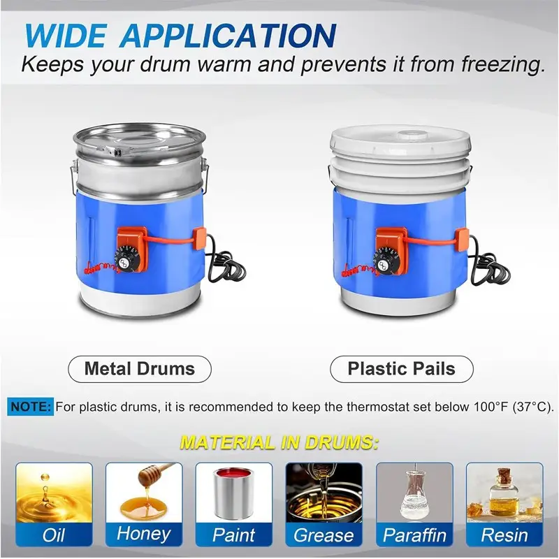 Flexible Pail Heater — Drum heater 10 19
