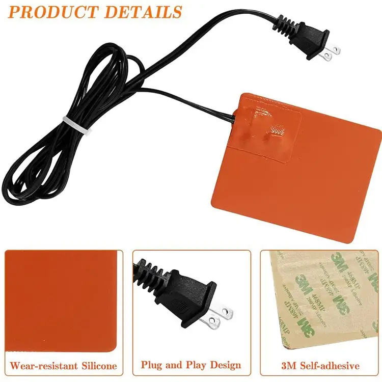 Silicone Engine Heater — Engine Heating Pad 2 4