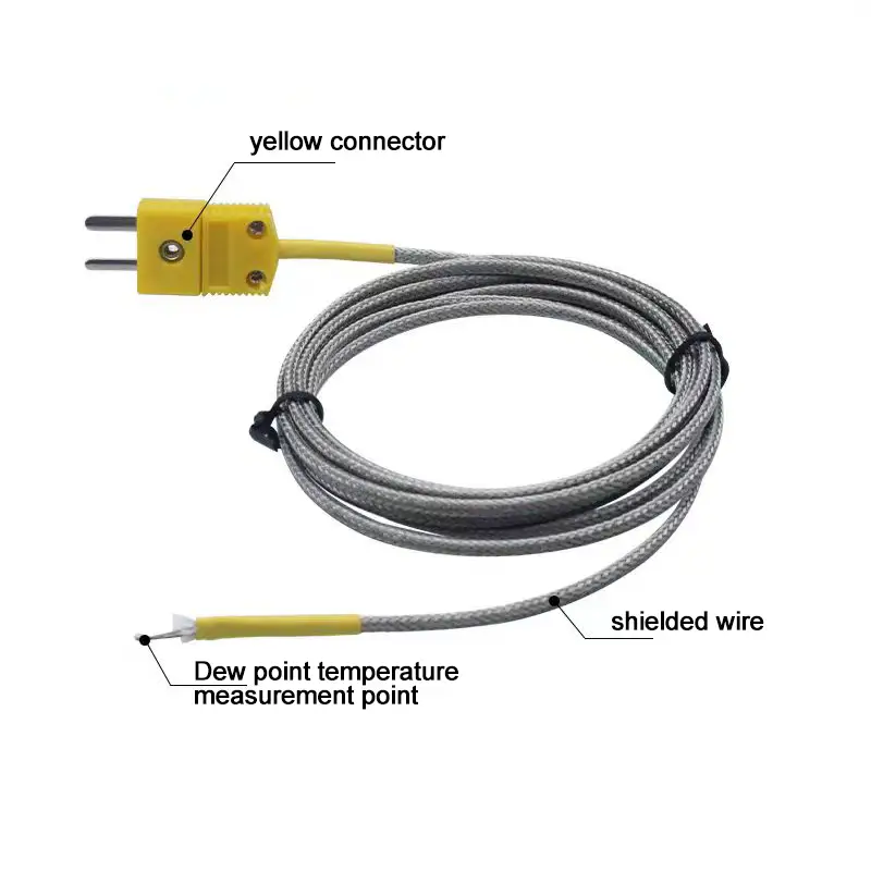 Type K Thermocouple Exposed — fast response ball shaped bead Dew point solder joint type k exposed thermocouple 8