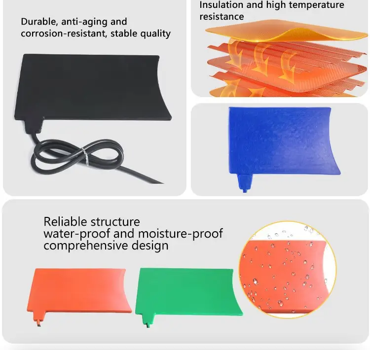 Silicone Heater Pads Vulcanized Plate — product detail 2
