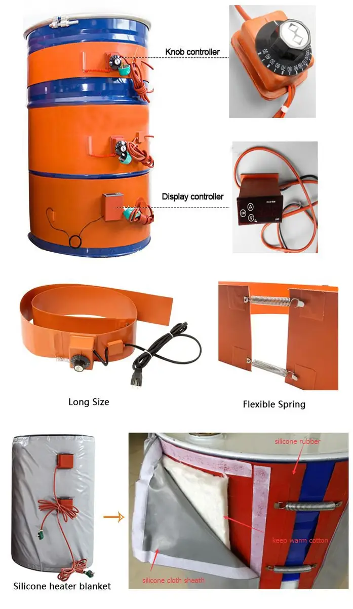 200l Silicone Drum Heater — drum band heater (9) 5