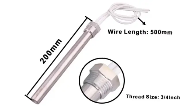 12v Dc Water Heater Heating Element — product detail 3