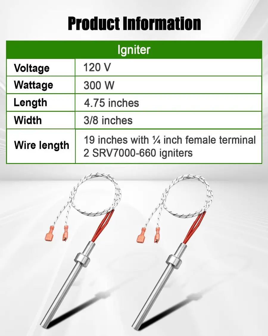 Hot Rod Ignitor for Englander Summers Heat Timber Ridge Pellet Stove — Hot Rod Ignitor 4 5