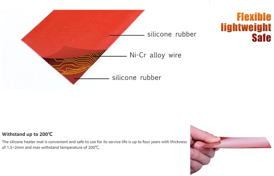 Silicone Heater Pad 200x500mm — product detail 3