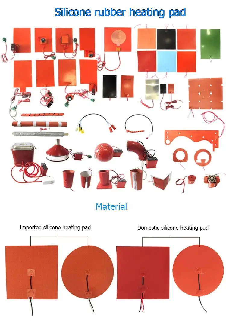 Flexible Silicone Heating Pad Heater — product detail 2