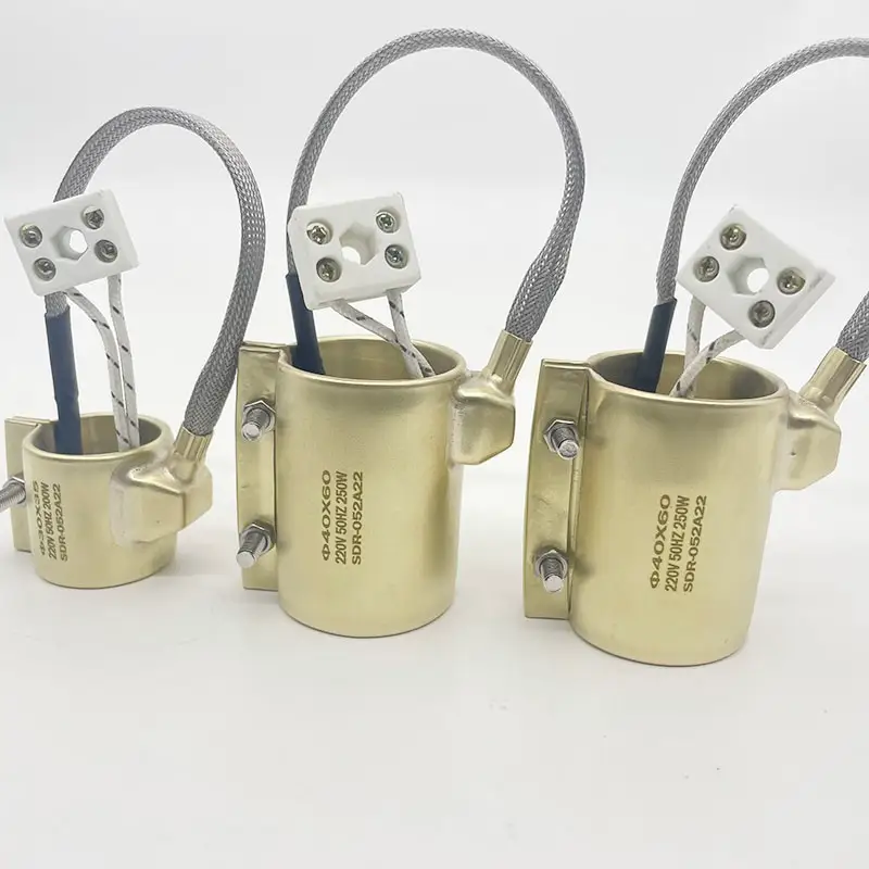 Band Heating Element Electric Copper Barrel Brass Heater For Extruder — brass band heater 1 3 1