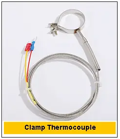 Armored Thermocouple — 1200c stainless steel probe high temperature sensor industry k type thermocouple with plug 19