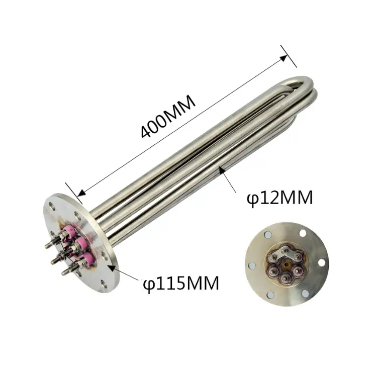 Flanged Immersion Heaters — heater element 2 6