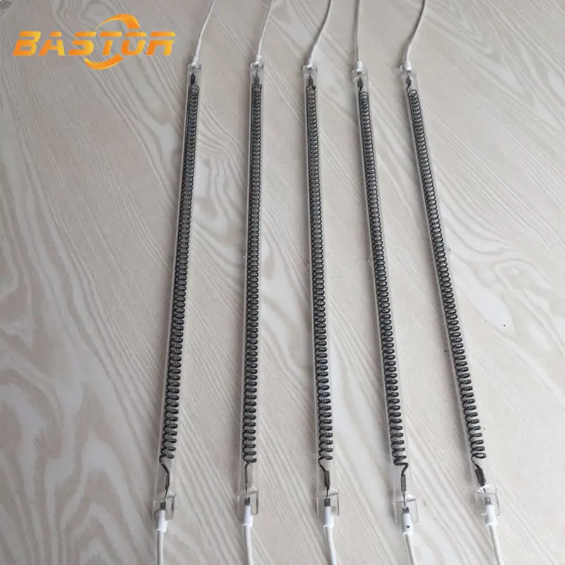 Halogen Heater — 220v 400w 600w 800w 1000w electric Carbon Fiber Heating Element infrared quartz tube heater 8