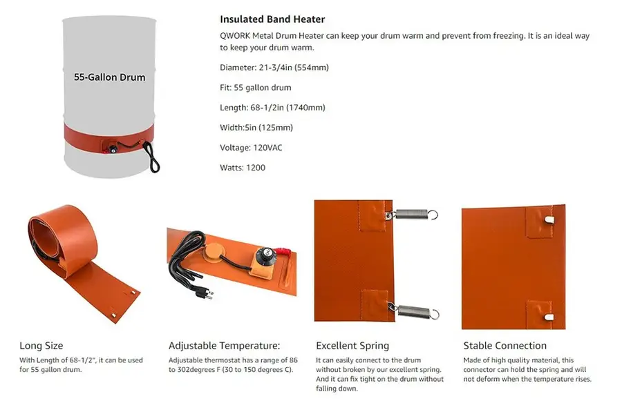 Silicone Rubber Heater Jacket — product detail 4
