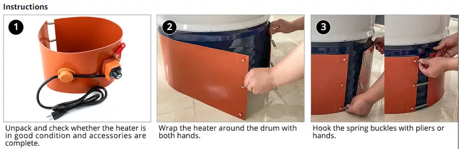Flexible Pail Heater — product detail 17