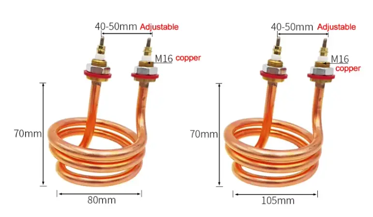Heating Pipe Copper Spiral — product detail 5