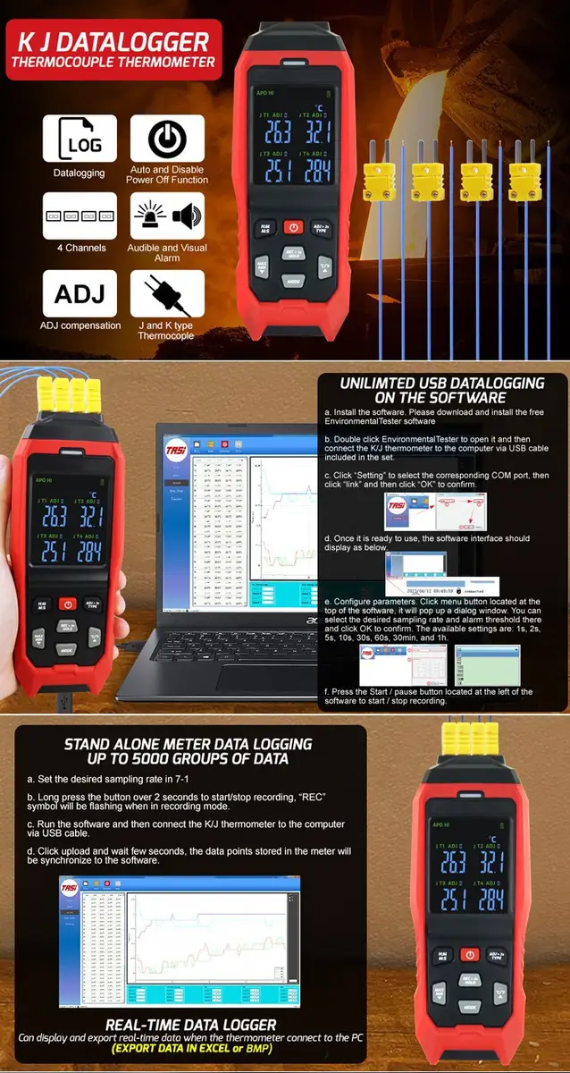 Thermocouple Data Logger — product detail 1