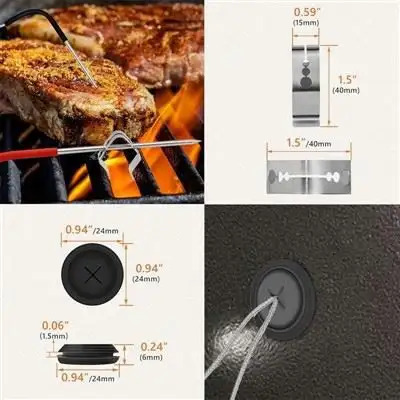 Steel Probe Thermometer For Pit Boss Pellet Grill — gallery image 4