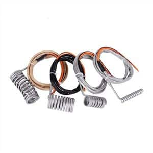 Electric Spiral Spring Hot Runner Coil Heaters With K Thermocouple