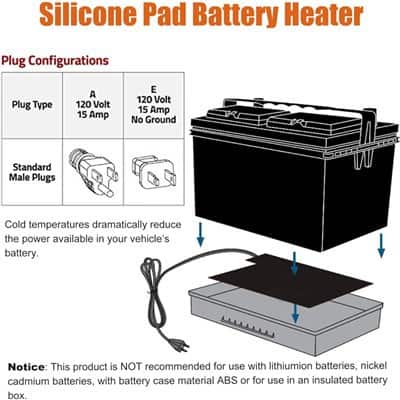 24v Battery Heating Pad